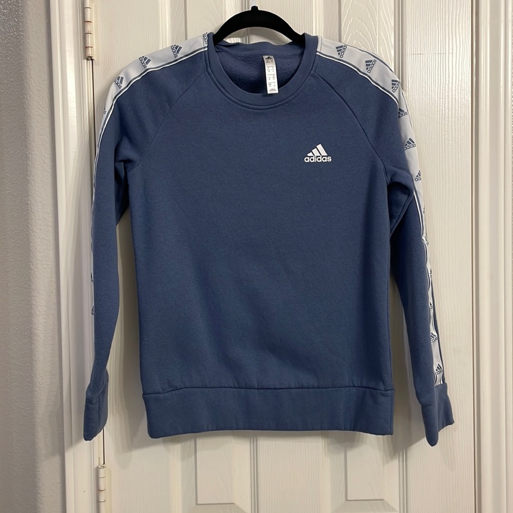 Everything must go! Blue adidas sweatshirt size small